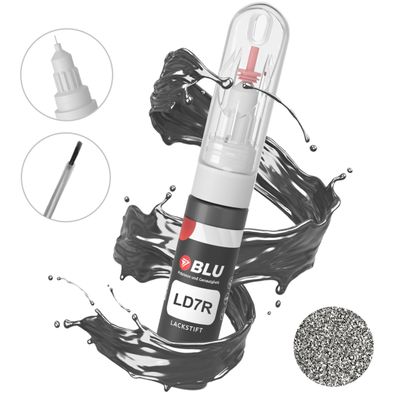 Lackstift LD7R GRAU Peppergrey VW Autolack 2in1 Reparatur