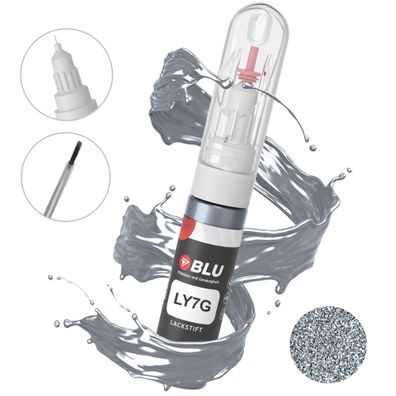 Lackstift LY7G SILBER Quarzgrau AUDI Autolack 2in1 Reparatur