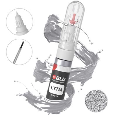 Lackstift LY7M SILBER Alusilber AUDI Autolack 2in1 Reparatur