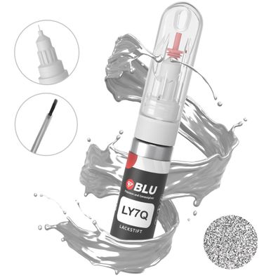 Lackstift LY7Q SILBER Atlasgrau AUDI Autolack 2in1 Reparatur