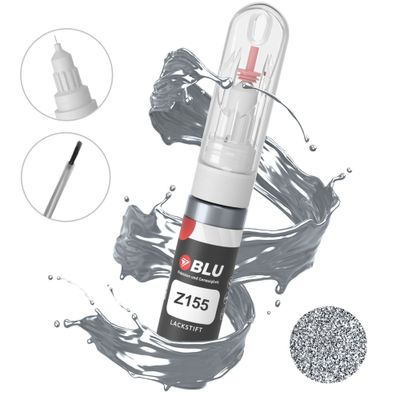 Lackstift Z155 SILBER Moonlandgrau OPEL Autolack 2in1 Reparatur