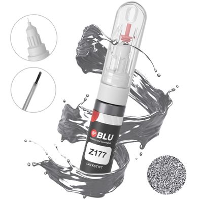 Lackstift Z177 GRAU Technical GREY OPEL Autolack 2in1 Reparatur