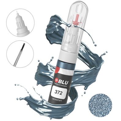 Lackstift 372 BLAU STAHL-BLAU BMW Autolack 2in1 Reparatur