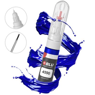 Lackstift 4590 BLAU Dynamicblau SKODA Autolack 2in1 Reparatur
