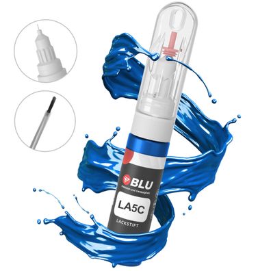 Lackstift LA5C BLAU Surfblau VW Autolack 2in1 Reparatur