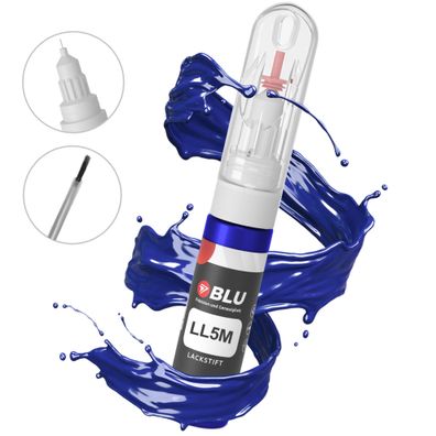 Lackstift LL5M BLAU Indienblau VW Autolack 2in1 Reparatur