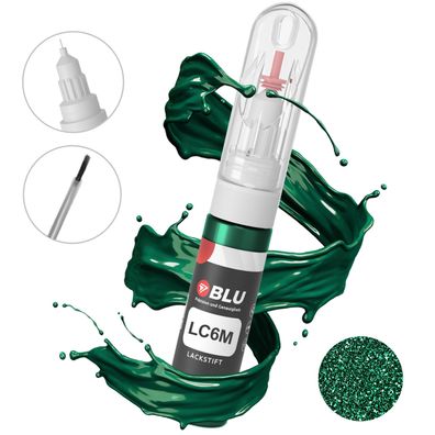 Lackstift LC6M GRUN Brightgreen VW Autolack 2in1 Reparatur