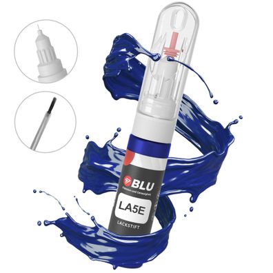 Lackstift LA5E BLAU Maritimablau VW Autolack 2in1 Reparatur