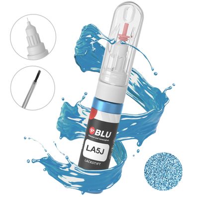 Lackstift LA5J BLAU Pacificblue VW Autolack 2in1 Reparatur