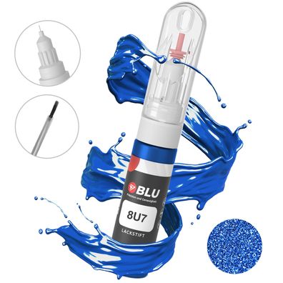 Lackstift 8U7 BLAU Bluemetallic Dolomitblau TOYOTA Autolack 2in1 Reparatur