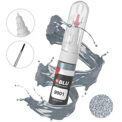 Lackstift 9901 Graphit Graphitegreymet SKODA Autolack 2in1 Reparatur