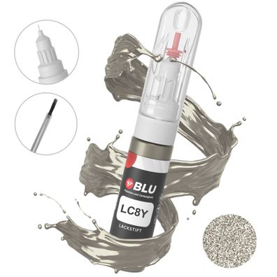 Lackstift LC8Y BROWN Lightbrown VW Autolack 2in1 Reparatur