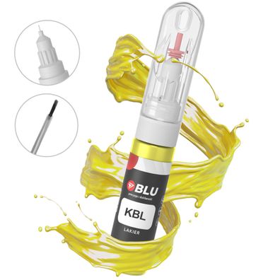 Lackstift KBL GELB Jaunecitrus Citroen Autolack 2in1 Reparatur