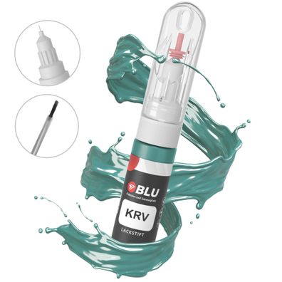 Lackstift KRV grau grün vert romarin für peugeot citroen autolack 2in1 BLU