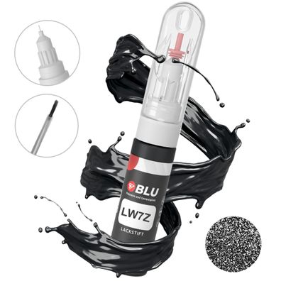 Lackstift LW7Z grau gris track met. für seat autolack 2in1 BLU