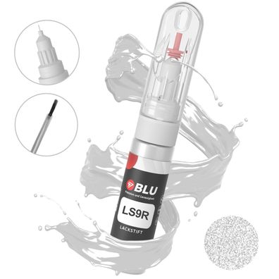 Lackstift LS9R weiss glacier white für audi autolack 2in1 BLU