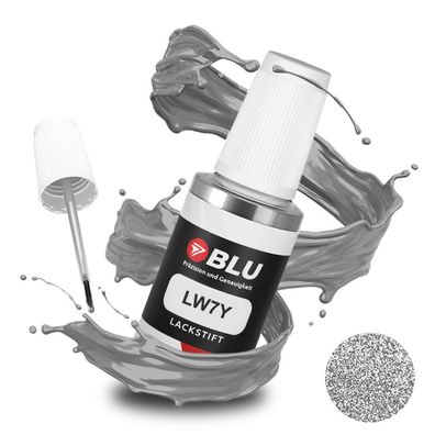 Lackstift LW7Y grau gris delfin met. für seat autolack BLU