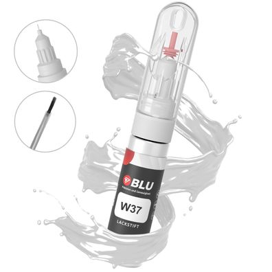 Lackstift W37 weiss frost white für mitsubishi autolack 2in1 BLU