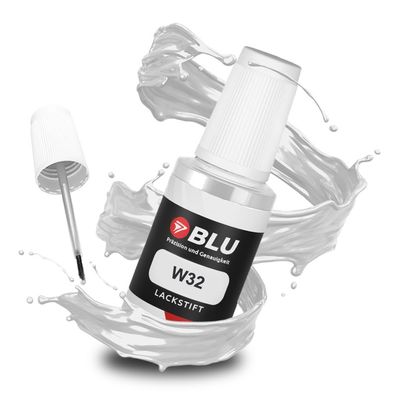 Lackstift W32 weiss polar white für mitsubishi autolack BLU