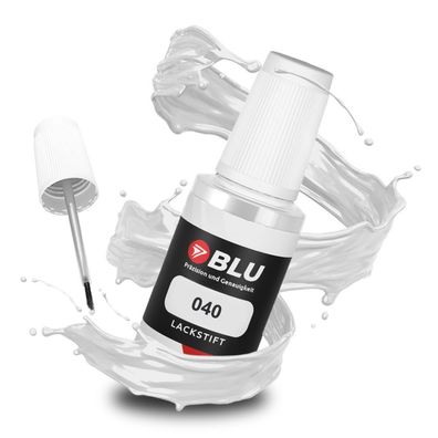 Lackstift 040 weiss super white für toyota autolack BLU