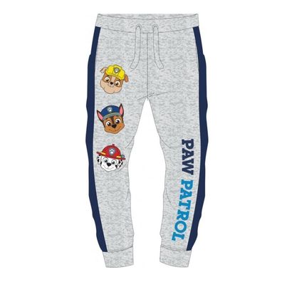 PAW Patrol Hose mit Schriftzug und Chase, Rubble und Marshall, grau