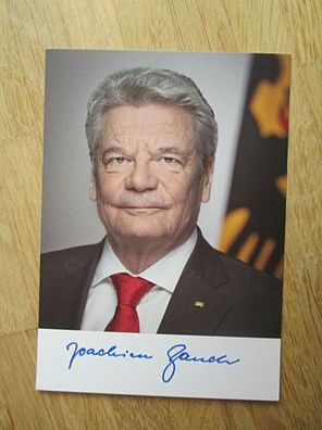 Bundespräsident Joachim Gauck - Autogramm!!!