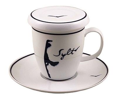 Sylt Tasse mit Deckel