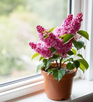 roter Zimmer-Flieder Stecklinge + Wurzelpulver blühend Pflanzen für sonnigen Standort