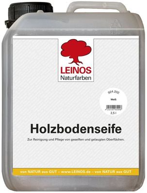 Leinos Holzbodenseife 924 Weiß 2,5 L