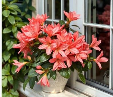 orange Zimmer-Oleander Stecklinge Dekoration Herbst Deko für Haus Garten Fensterdeko
