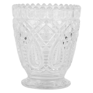 Clayre & Eef Teelichthalter Ø 9x10 cm Transparant Glas (Gr. Ø 9x10 cm)