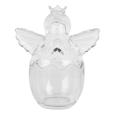 Clayre & Eef Vorratsglasdeckel 300 ml Transparant Glas (Gr. 15x10x18 cm)
