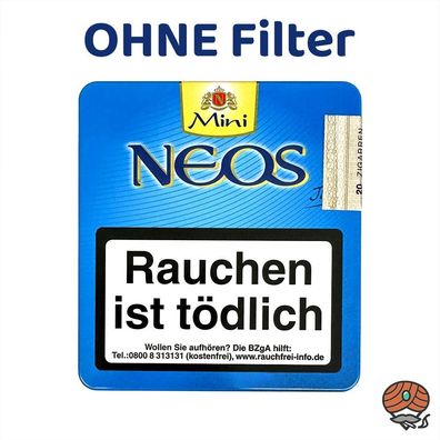 NEOS Mini Java Zigarillos - 20 Stück OHNE FILTER