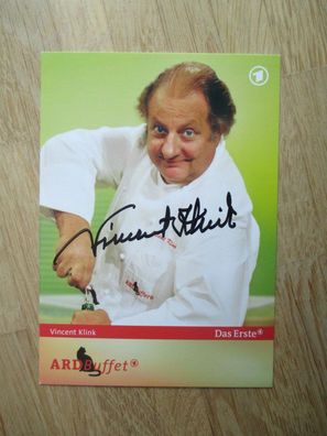 Starkoch Vincent Klink - handsigniertes Autogramm!!!