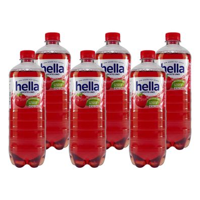 hella Leichte Limo Erdbeere (6 x 0,75L)