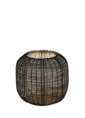 Kaheku Windlicht Yon schwarz/gold 20 Ø 20 h 1120013913