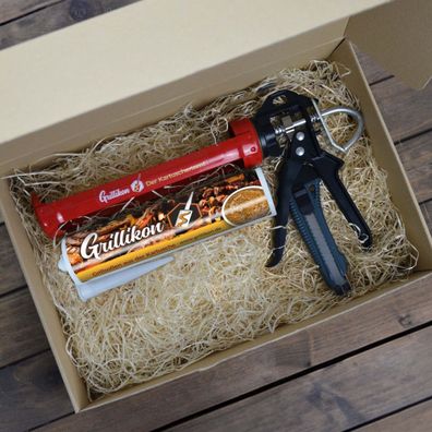 Grillikon Geschenkset „Lehrling“ Süßer Senf in 300 ml Kartusche