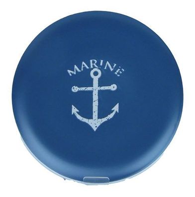 Teller maritim - Anker in blau