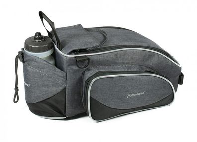Haberland Flexibag XL Gepäckträgertasche grau/schwarz 12L 39x17x23cm