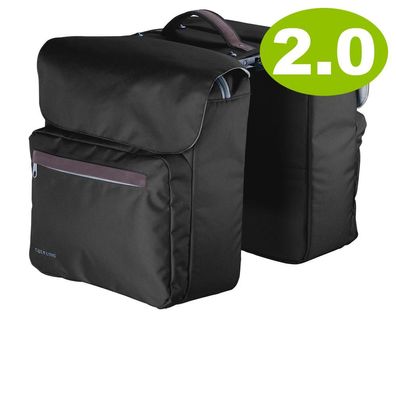 Racktime Ture 2.0 Doppeltasche carbon black 29L wasserdicht
