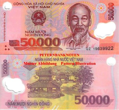 Vietnam / VIET-NAM 50000 Dong 2003-20024 Unc. Polymer P.121n 6351#