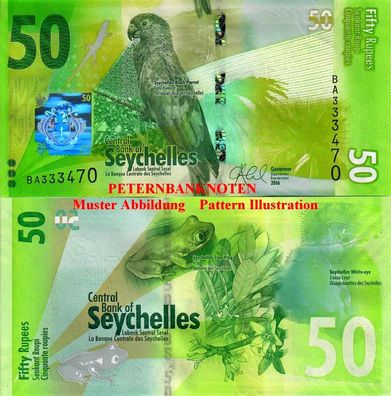 Seychellen Seychelles 50 RUPEES (2016) Unc P 49 6895#