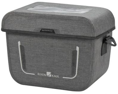KLICKfix Aventour Lenkertasche wasserdicht grau 5L 20x26x18cm