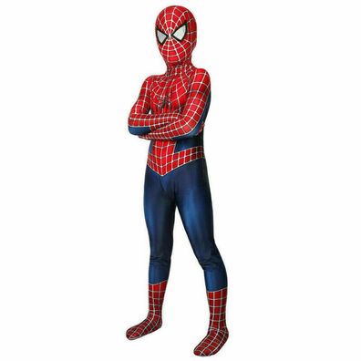 Spiderman Kostum Erwachsene Kinder Karneval Marvel Overall Spielanzug Cosplay