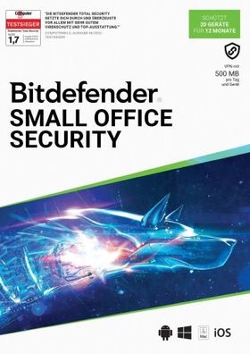 Bitdefender Small Office Security / 20 Geräte / 1 Jahr / KEY (ESD)