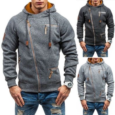 Herren Sweatjacke Hoodie Sweatshirt Pullover Pulli Sweatjacke Kapuzenpulloverâ?ª
