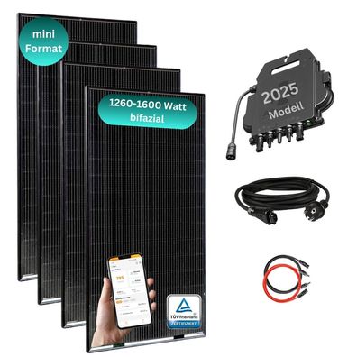 MyBasic 1260+ Watt Mini-Format Balkonkraftwerk WLAN Wechselrichter APsystems 2025 App