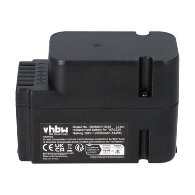 Ersatzakku für Worx Rasenroboter & Rasenmäher – 28V 2000mAh Li-Ion Akku