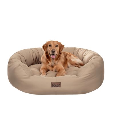 Hundebett "Amazing" Wasserfestes, 115x95cm | Ovale Hundeliege | PillowPrim
