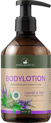 Herbamedicus Bodylotion Lavendel & Hanf vegan 250 ml